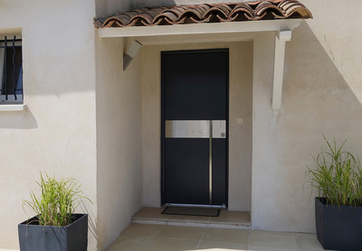 Porte Entree Aluminium comtemporainetest